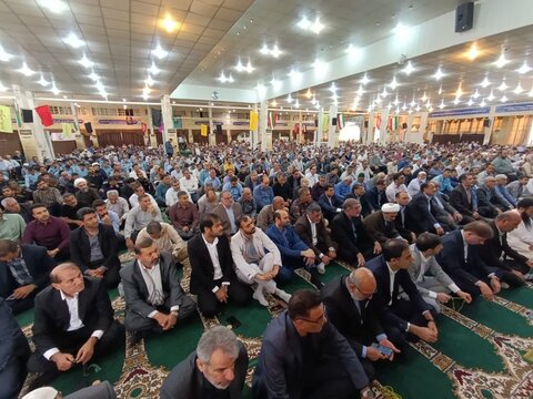 آیین عبادی سیاسی نمازجمعه بوشهر به روایت تصاویر