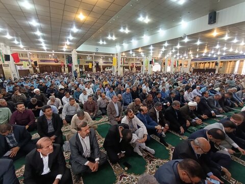 آیین عبادی سیاسی نمازجمعه بوشهر به روایت تصاویر