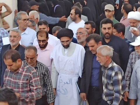 تصاویر/فریاد انزجار مردم انقلابی و شهید پرورشان علیه رژیم صهیونی