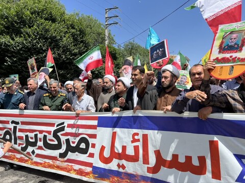 تصاویر/ راهپیمایی جمعه خشم و نصر در بیله سوار