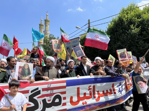 تصاویر/ راهپیمایی جمعه خشم و نصر در بیله سوار