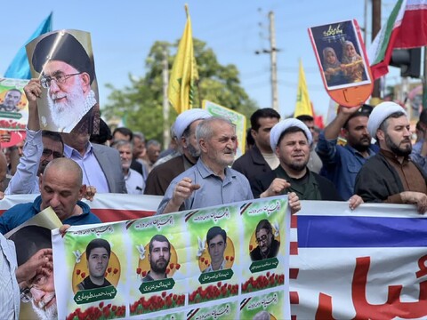 تصاویر/ راهپیمایی جمعه خشم و نصر در بیله سوار