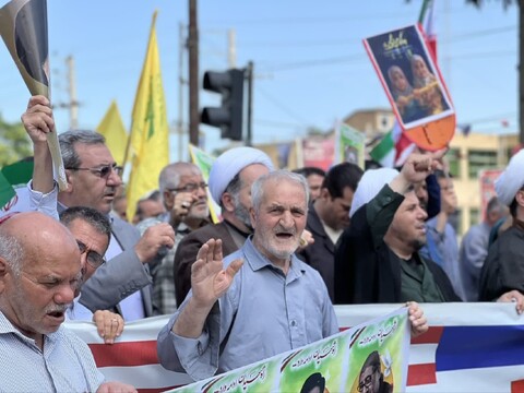 تصاویر/ راهپیمایی جمعه خشم و نصر در بیله سوار