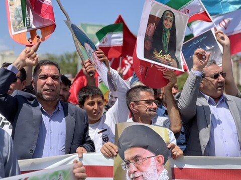 تصاویر/ راهپیمایی جمعه خشم و نصر در بیله سوار