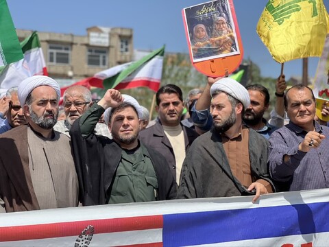 تصاویر/ راهپیمایی جمعه خشم و نصر در بیله سوار