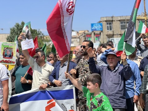 تصاویر/ راهپیمایی جمعه خشم و نصر در بیله سوار