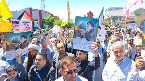 تصاویر/ حضور پرشور و دشمن شکن مردم انقلابی میاندوآب در راهپیمایی جمعه خشم