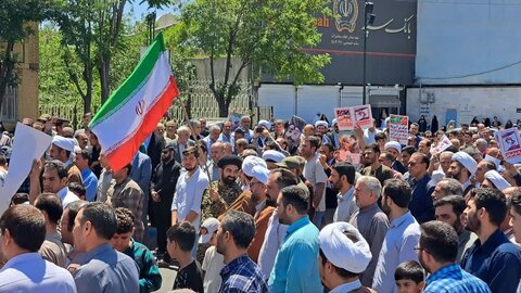 تصاویر/ حضور پرشور و دشمن شکن مردم انقلابی میاندوآب در راهپیمایی جمعه خشم