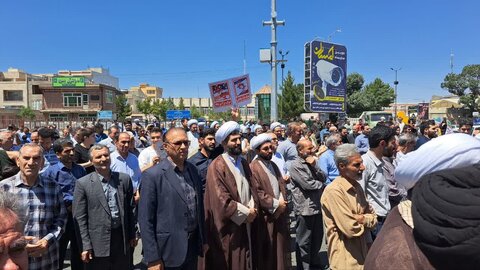 تصاویر/ حضور پرشور و دشمن شکن مردم انقلابی میاندوآب در راهپیمایی جمعه خشم