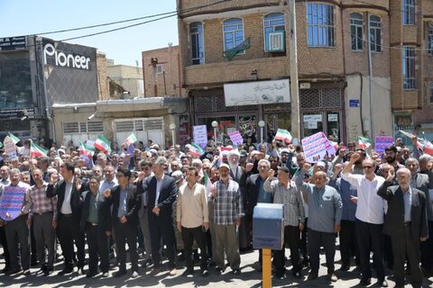 تصاویر/ راهپیمایی جمعه های نصر و خشم در تکاب