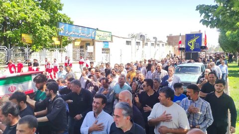 تصاویر/ تشییع پیکر مطهرشهید"مهدی فیضیان" در شهرستان شاهین دژ