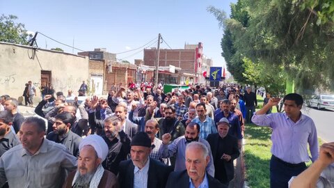 تصاویر/ تشییع پیکر مطهرشهید"مهدی فیضیان" در شهرستان شاهین دژ