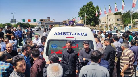 تصاویر/ تشییع پیکر مطهرشهید"مهدی فیضیان" در شهرستان شاهین دژ