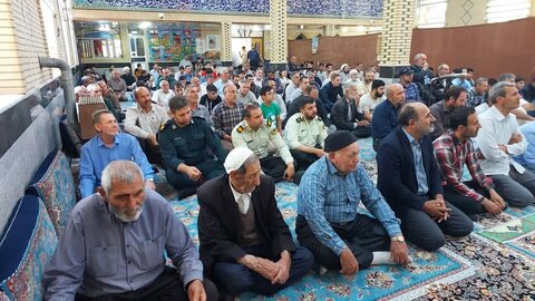 تصاویر/ اقامه نماز جمعه شهر محمدیار