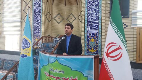 تصاویر/ اقامه نماز جمعه شهر محمدیار