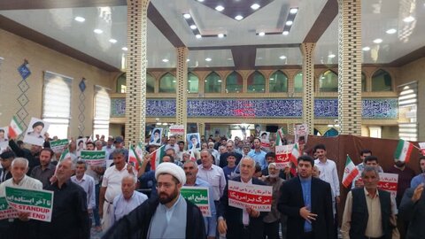 تصاویر/ اقامه نماز جمعه شهر محمدیار