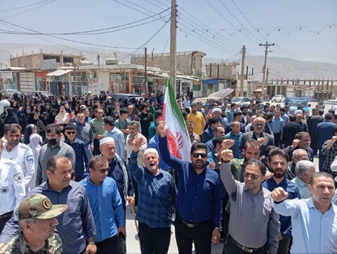 تصاویر/حضور پرورش مردم صیدون در راهپیمایی جمعه خشم و نصر