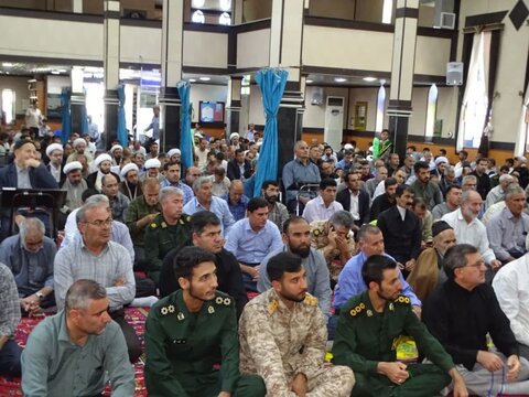 تصاویر/ اقامه نماز جمعه چهاربرج