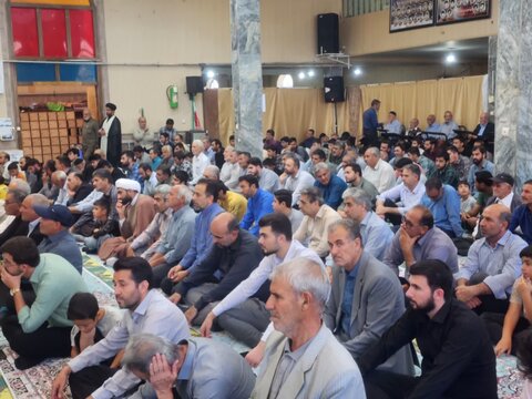 تصاویر/ آیین عبادی سیاسی نماز جمعه چایپاره