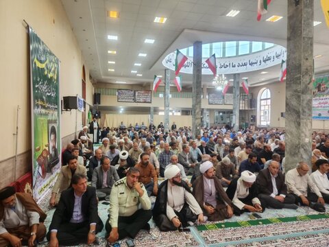 تصاویر/ آیین عبادی سیاسی نماز جمعه چایپاره