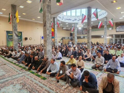 تصاویر/ آیین عبادی سیاسی نماز جمعه چایپاره