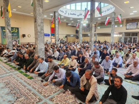 تصاویر/ آیین عبادی سیاسی نماز جمعه چایپاره