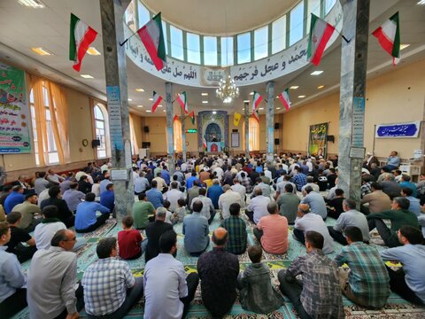 تصاویر/ آیین عبادی سیاسی نماز جمعه چایپاره