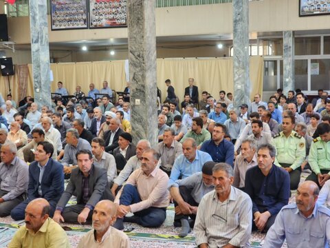 تصاویر/ آیین عبادی سیاسی نماز جمعه چایپاره