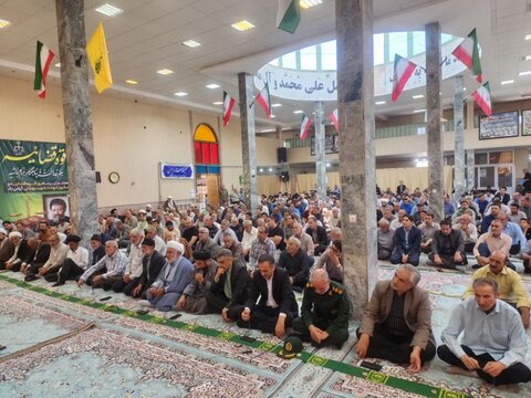 تصاویر/ آیین عبادی سیاسی نماز جمعه چایپاره