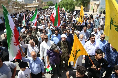 تصاویر/حماسه حضور مردم بندر امام خمینی (ره)