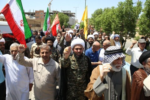 تصاویر/حماسه حضور مردم بندر امام خمینی (ره)