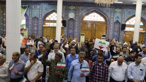 نماز جمعه خارگ به روایت تصویر