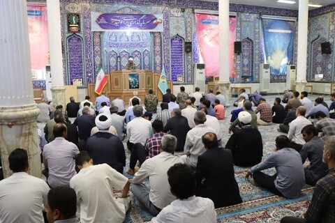 نماز جمعه خارگ به روایت تصویر