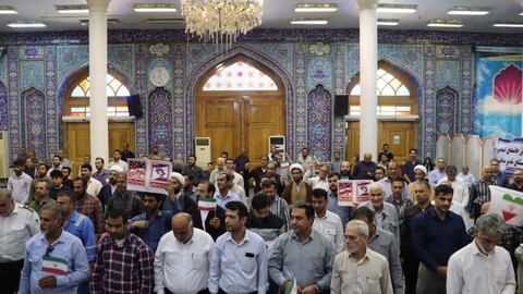 نماز جمعه خارگ به روایت تصویر