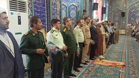 نماز جمعه خارگ به روایت تصویر