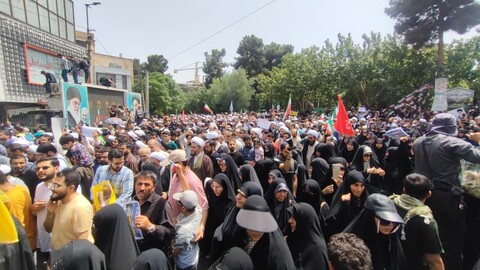تصاویر/ راهپیماییِ پرشکوه جمعهٔ خشم و نصر در قم