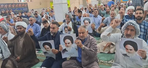 تصاویر/خروش مردم شهر ویس در جمعه خشم و نصر