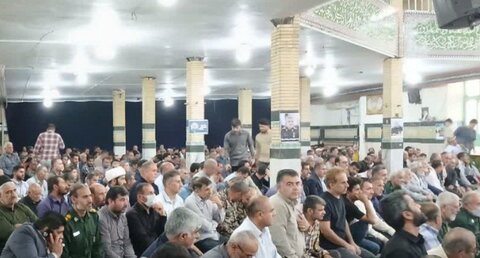 تصاویر/حضور مردم باغملک در نمازجمعه