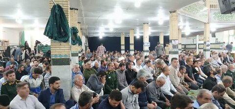 تصاویر/حضور مردم باغملک در نمازجمعه