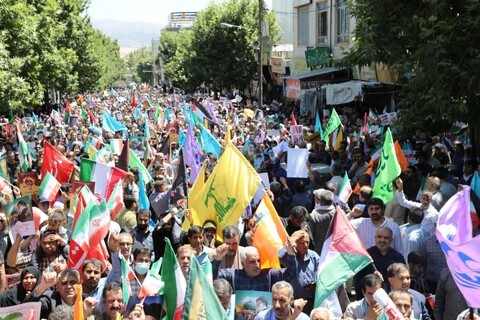 تصاویر/ راهپیمایی حماسی جمعه خشم و نصر در یاسوج