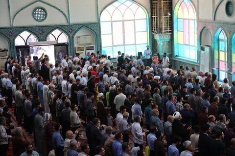 نماز جمعه پر صلابت اهواز به امامت نماینده ولی فقیه در خوزستان