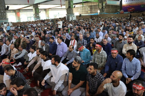 نماز جمعه پر صلابت اهواز به امامت نماینده ولی فقیه در خوزستان