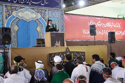 نماز جمعه پر صلابت اهواز به امامت نماینده ولی فقیه در خوزستان