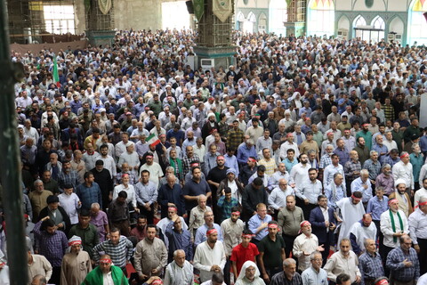 نماز جمعه پر صلابت اهواز به امامت نماینده ولی فقیه در خوزستان