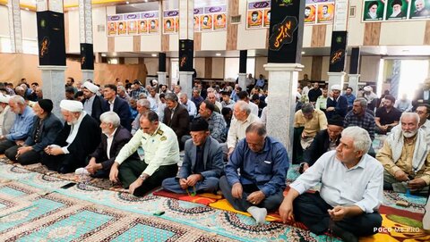 تصاویر/ اقامه نماز جمعه شهر کشاورز