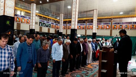 تصاویر/ اقامه نماز جمعه شهر کشاورز