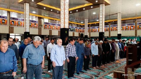 تصاویر/ اقامه نماز جمعه شهر کشاورز