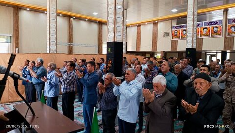 تصاویر/ اقامه نماز جمعه شهر کشاورز