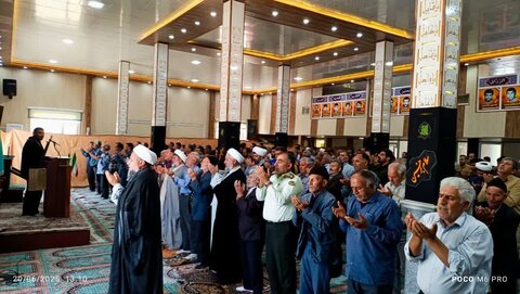 تصاویر/ اقامه نماز جمعه شهر کشاورز