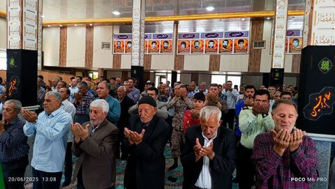تصاویر/ اقامه نماز جمعه شهر کشاورز
